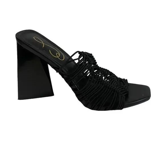 Sam Edelman Black Laurette Block Heel Mules - Picture 2 of 10